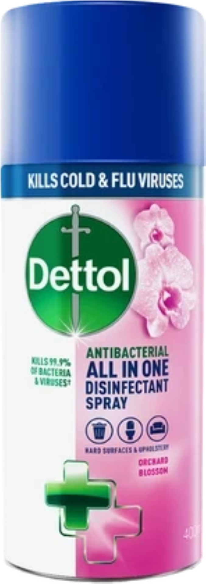 DETTOL ALL IN ONE DISINFECTANT SPRAY ORCHARD BLOSSOM 400ML